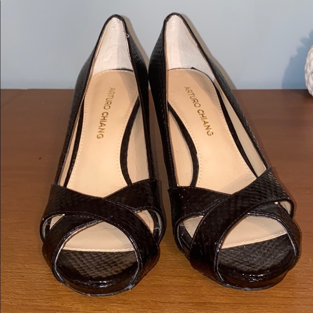 Black high heels
